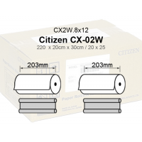 Citizen CX-02W.8x12Met Papel  20x30 e 20x25 Metalizado